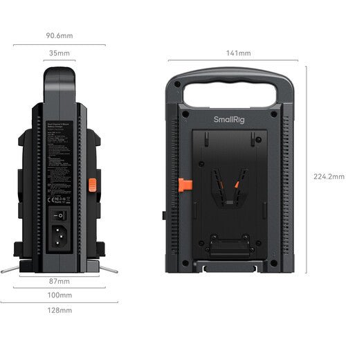 SmallRig Dual Channel V - Mount Battery Charger - B&C Camera