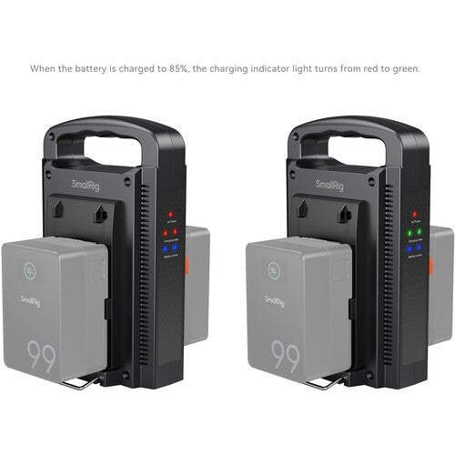 SmallRig Dual Channel V - Mount Battery Charger - B&C Camera