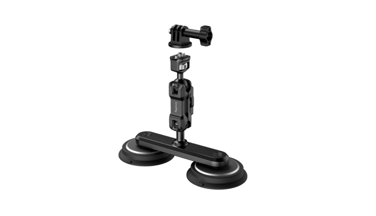 SmallRig Dual Magnetic Suction Cup Mounting Support Kit for Action Cameras - B&C Camera