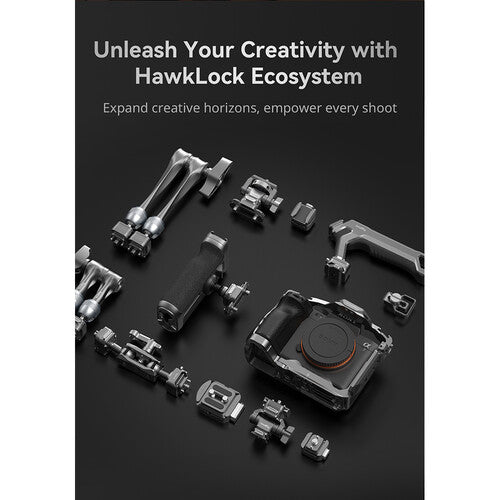 SMALLRIG HawkLock H21 Rotating Side Handle with Quick Release NATO Rail, 360° Rotatable NATO Side Handle for DLSR Camera Cage Kit, Left or Right Adjustable - 4485 SMALLRIG HawkLock H21 Rotating Side Handle with Quick Release NATO Rail, 360° Rotatable NATO Side Handle for DLSR Camera Cage Kit, Left or Right Adjustable - 4485