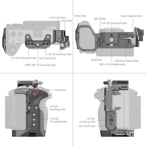 SmallRig HawkLock Quick Release Cage Kit for Sony FX3 / FX30 - B&C Camera