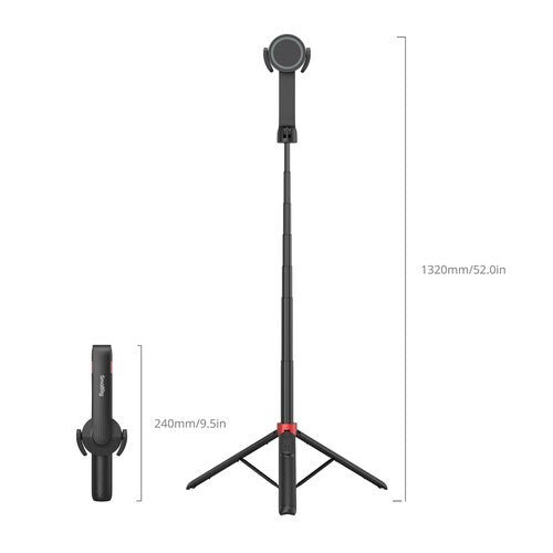 SmallRig Portable Selfie Stick Tripod ST - 25 - Black - B&C Camera