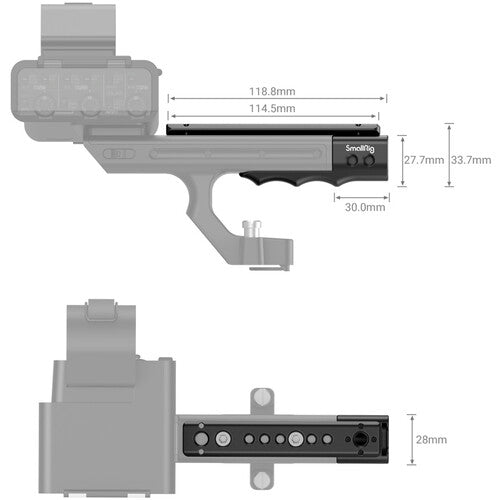 SmallRig Sony FX3 XLR Handle Extension Rig - B&C Camera