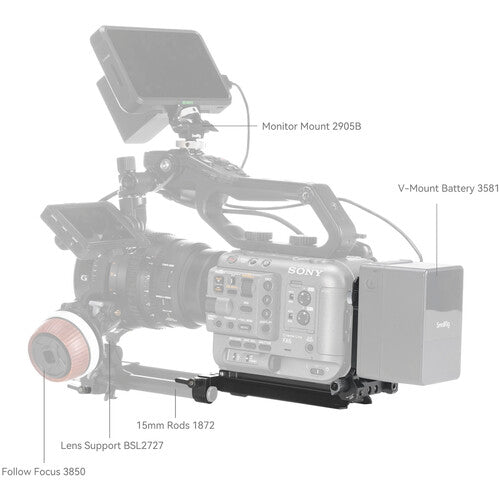 SmallRig V-Mount Battery Mount Plate Kit for Cinema Cameras - B&C Camera