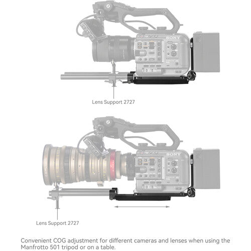 SmallRig V-Mount Battery Mount Plate Kit for Cinema Cameras - B&C Camera