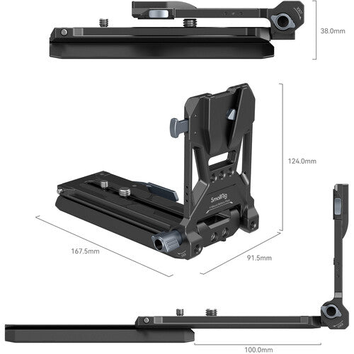 SmallRig V-Mount Battery Mount Plate Kit for Cinema Cameras - B&C Camera