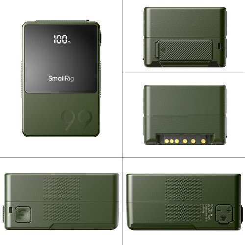 Shop SmallRig VB99 Mini V-Mount Battery (99Wh, Green) by SmallRig at B&C Camera