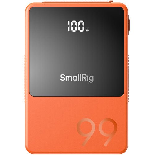 Shop SmallRig VB99 Mini V-Mount Battery (99Wh, Orange) by SmallRig at B&C Camera