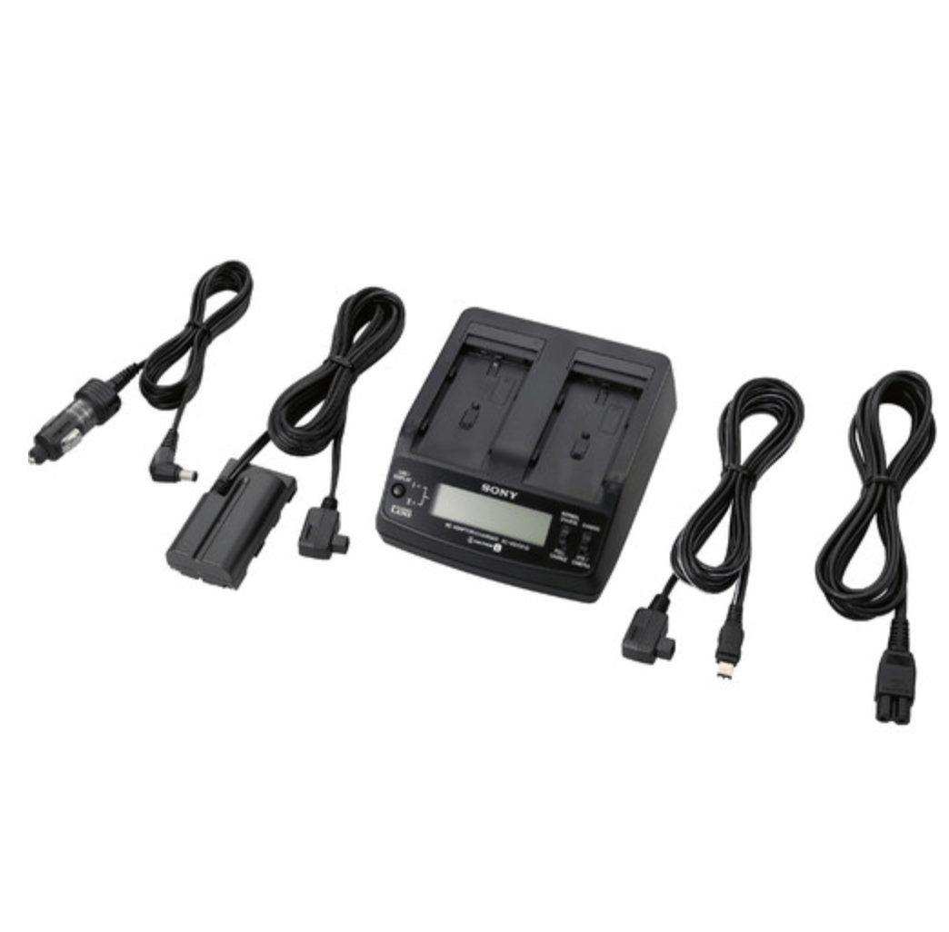 Sony AC Adapter and Twin Charger For L - Series Batteries - B&C Camera