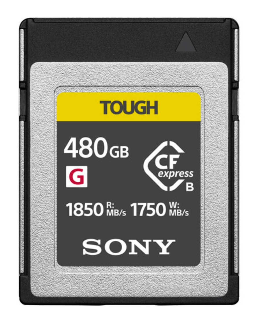 Sony CFexpress Type B Memory Card G series 480GB (CEB-G480T)
