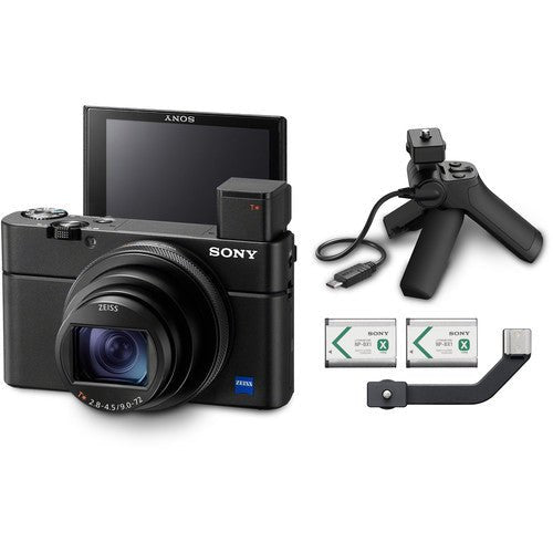 Sony Cyber - shot DSC - RX100 VII Digital Camera with Shooting Grip Kit - B&C Camera