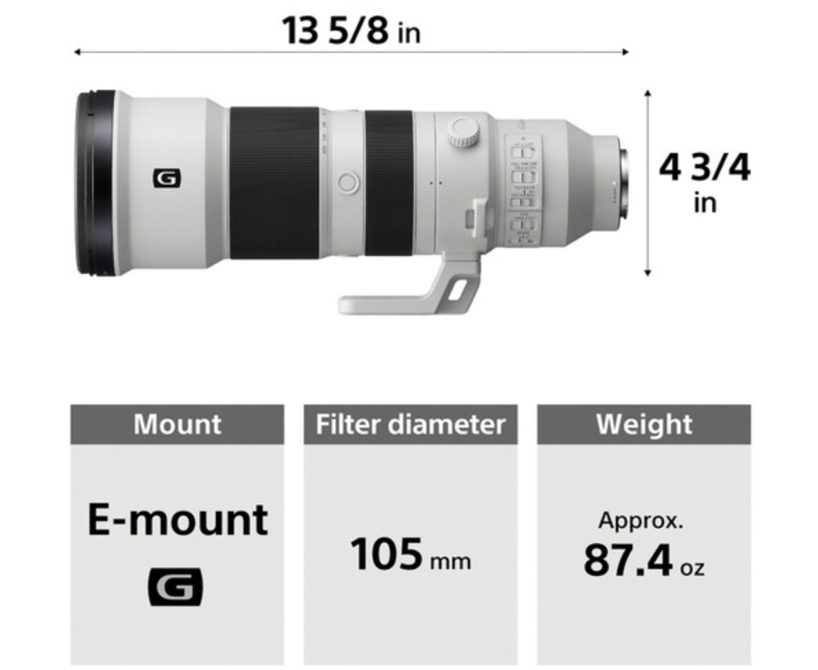 Shop Sony FE 400-800mm f/6.3-8 G OSS by Sony at B&C Camera