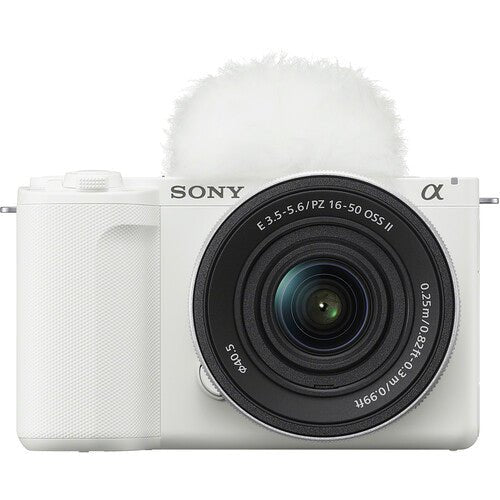 Sony ZV - E10 II Mirrorless Camera with 16 - 50mm Lens (White) - B&C Camera