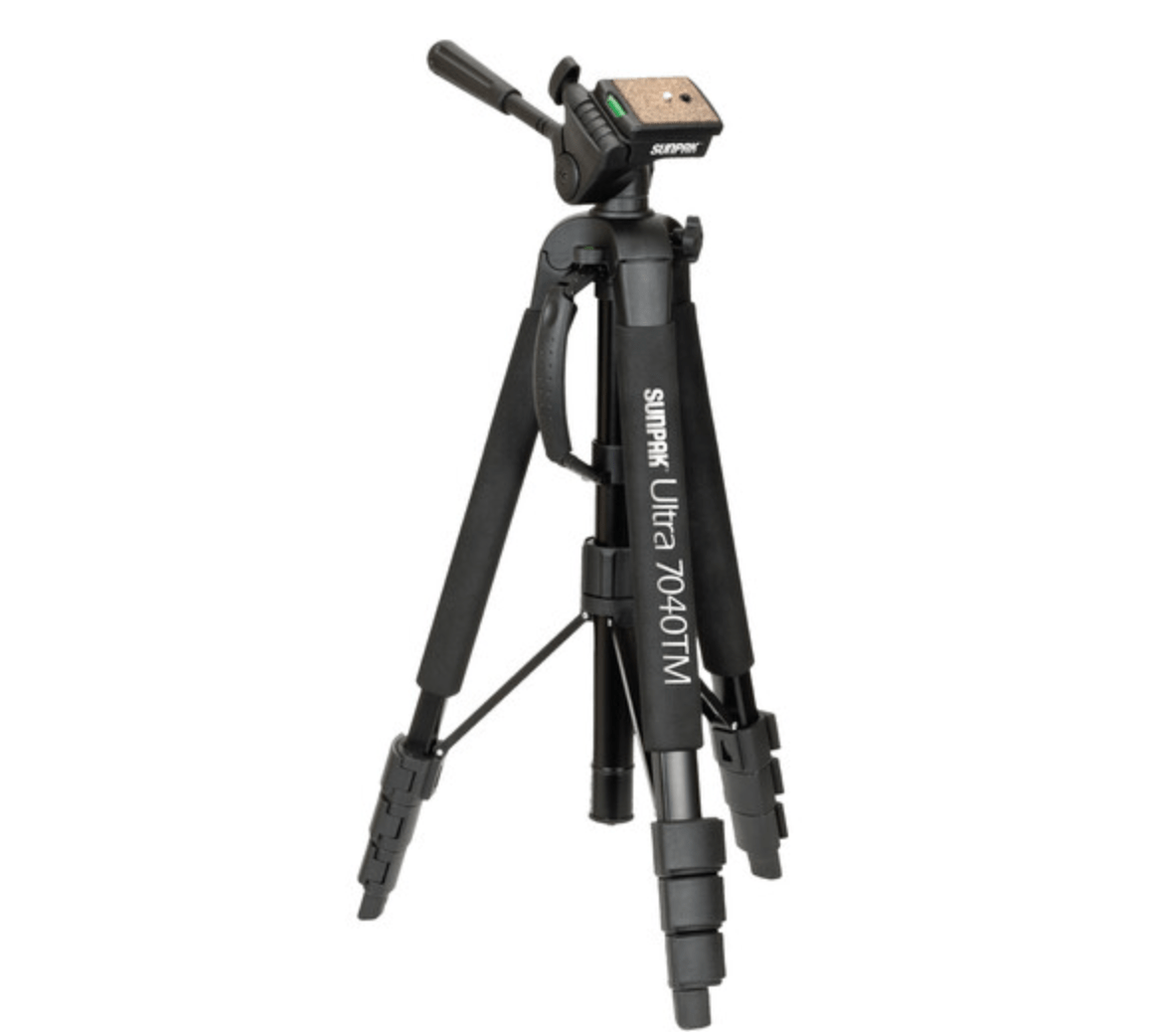 Sunpak Ultra7040TM Tri - Monopod with Smartphone & Action Cam Adapters - B&C Camera