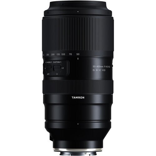 Tamron 50 - 400mm f/4.5 - 6.3 Di III VC VXD Lens for Sony E - B&C Camera