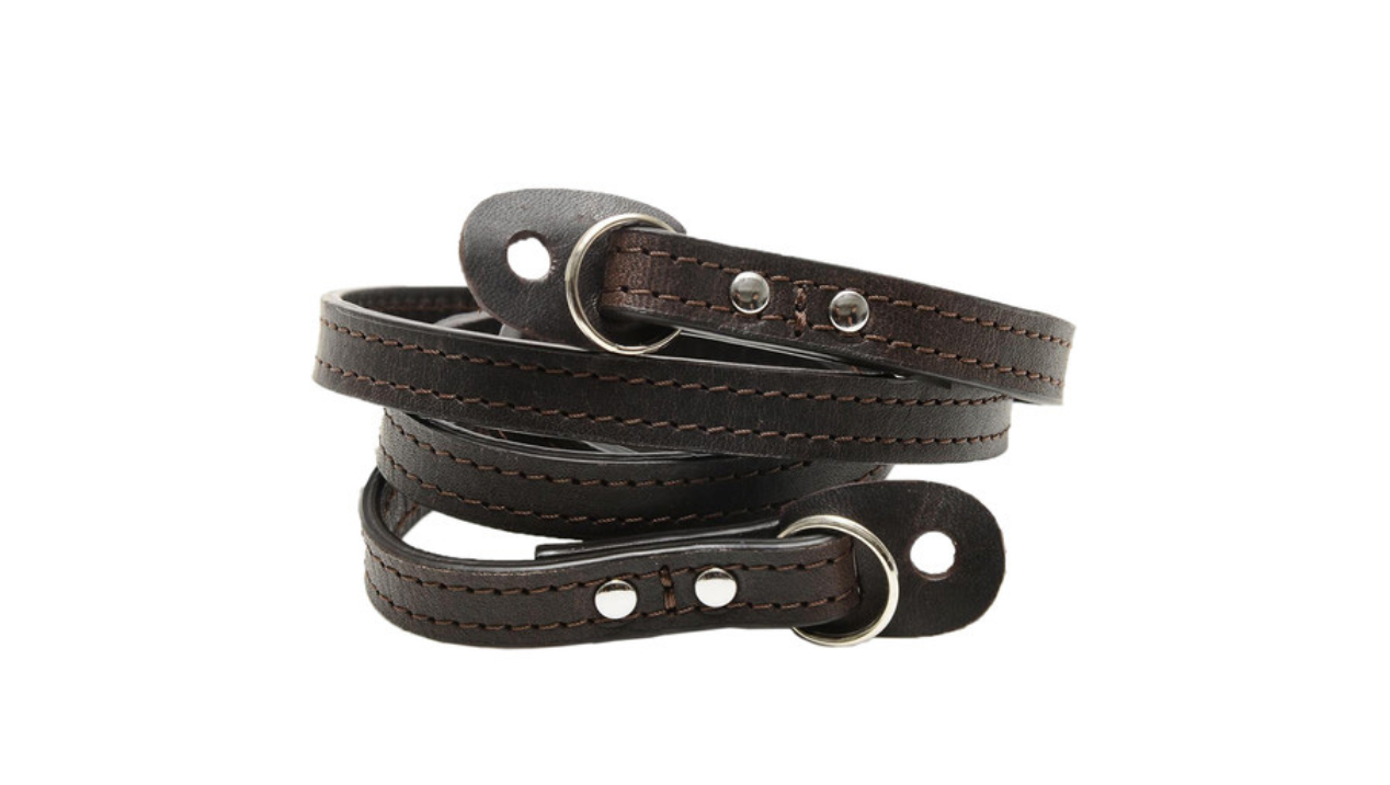 Shop ONA Leather Sevilla Camera Strap Dark Truffle by ONA BAGS at B&C Camera