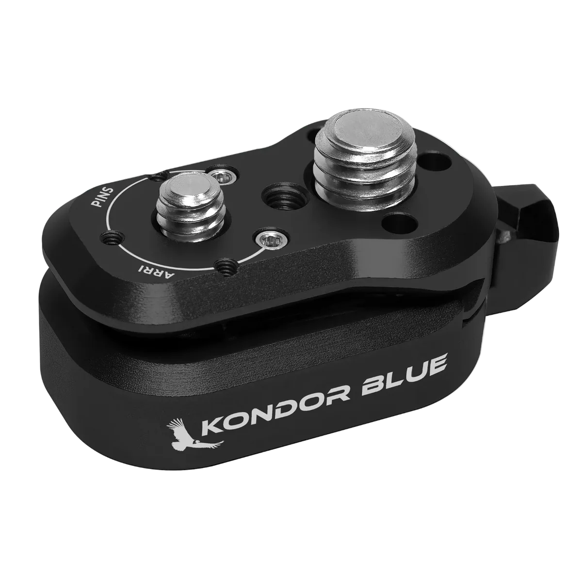 Kondor Blue Mini Lock Quick Release Plates for Professional Camera Workflows (Black)