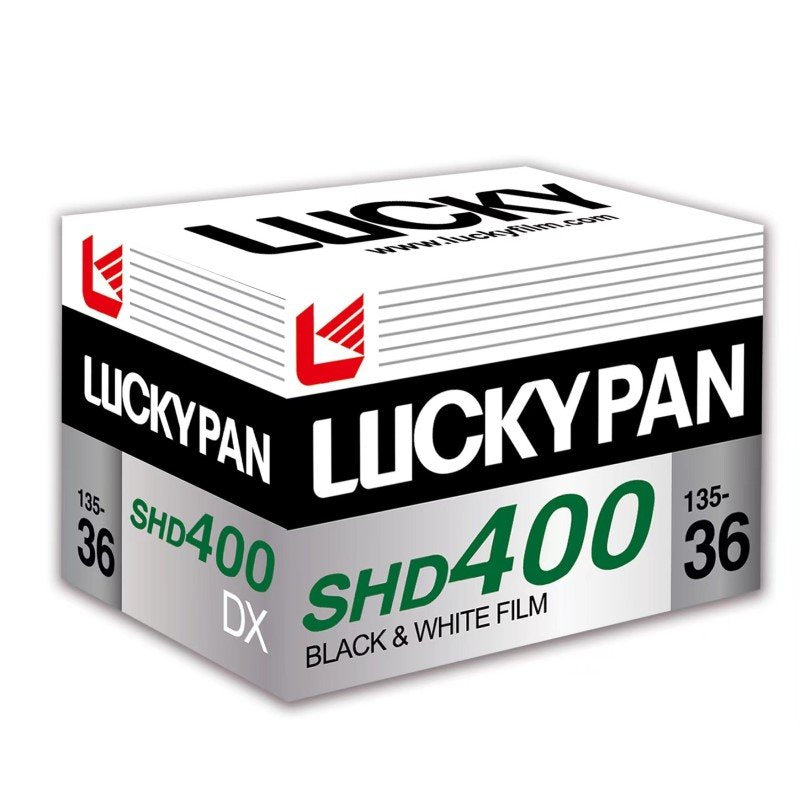 Lucky Luckypan SHD 400 Black & White Negative Film - 35mm Roll Film, 36 Exp.