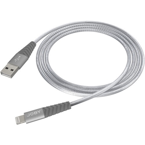 JOBY Charge & Sync Lightning Cable (3.9, Space Grey)