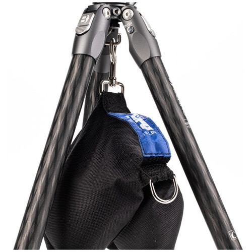 Benro Tortoise Columnless w/Leveling Base Carbon Fiber Two Series Tripod with S4PRO Flat Base Video Head, 4 Leg Sections, Twist Leg Locks, Padded Carrying Case