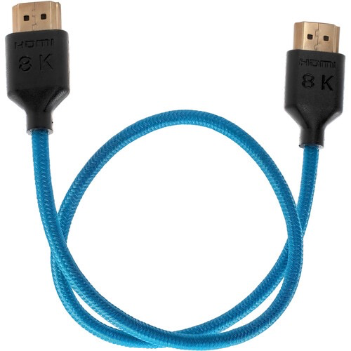 Kondor Blue Braided Ultra-High Speed HDMI Cable (Blue, 17")