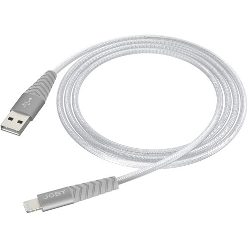JOBY Charge & Sync Lightning Cable (3.9', Silver)