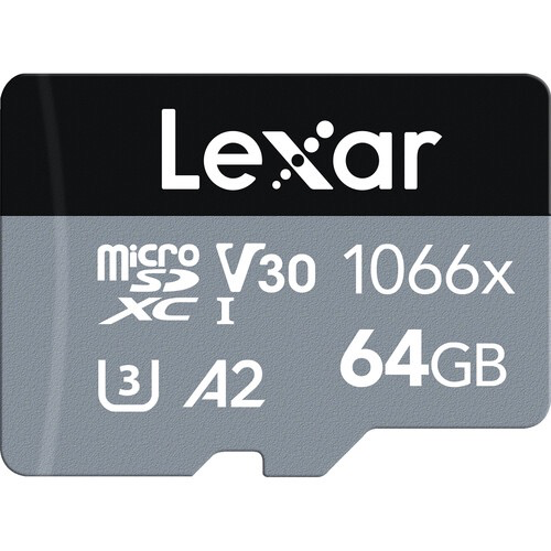 Lexar 64GB 1066X MICRO SDXC Memory Card