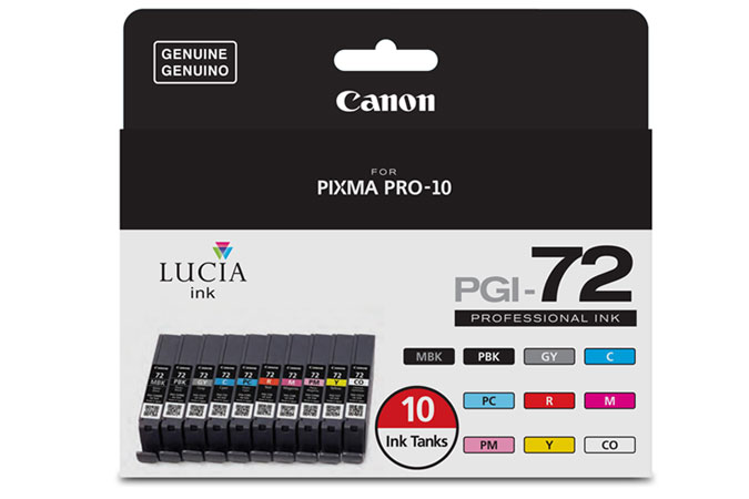 Canon PGI-72 Ink - 10 Color Value Pack