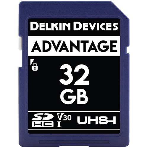 Delkin Devices 32GB Advantage UHS-I SDHC Memory Card