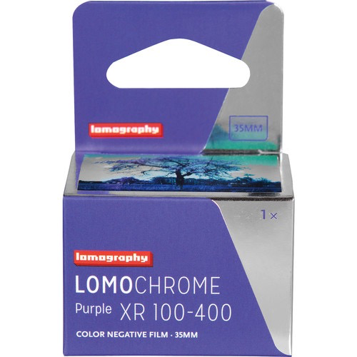 Shop Lomography LomoChrome Purple XR 100-400 Color Negative Film (35mm Roll, 36 Exposures) by lomography at B&C Camera