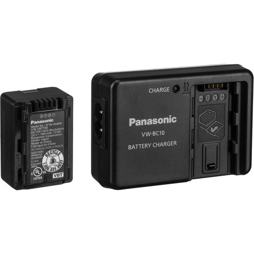 Panasonic VW-PWPK Battery and Charger Kit for Camcorders