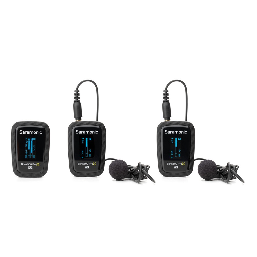 Saramonic Blink 500 ProX B2 2-Person Wireless 2.4GHz Clip-On Microphone System with Lavaliers