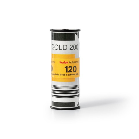 Kodak Professional Gold 200 Color Negative Film (120 Roll Film Single Roll)