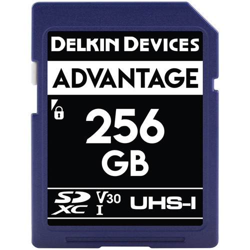 Delkin Devices 256GB Advantage UHS-I SDXC Memory Card