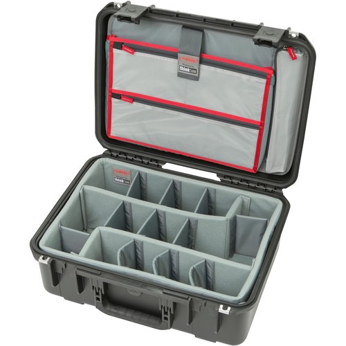 SKB iSeries 1813-7 Case with Think Tank-Designed Photo Dividers & Lid Organizer (Black)