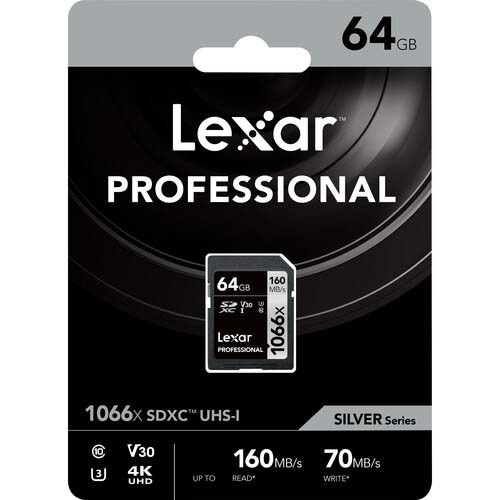 Lexar Pro 64GB 1066x SDXC Memory Card