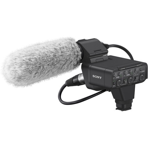 Sony XLR-K3M Dual-Channel XLR Audio Adapter Kit with Shotgun Microphone