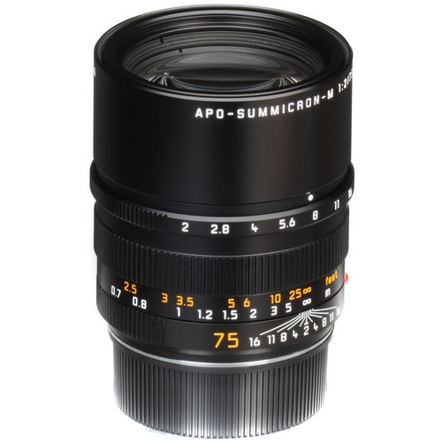 Leica APO Summicron-M 75mm f/2.0 ASPH Manual Focus Lens