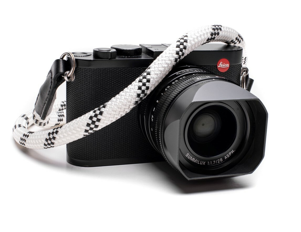 Leica Rope Strap, white and black, 126 cm