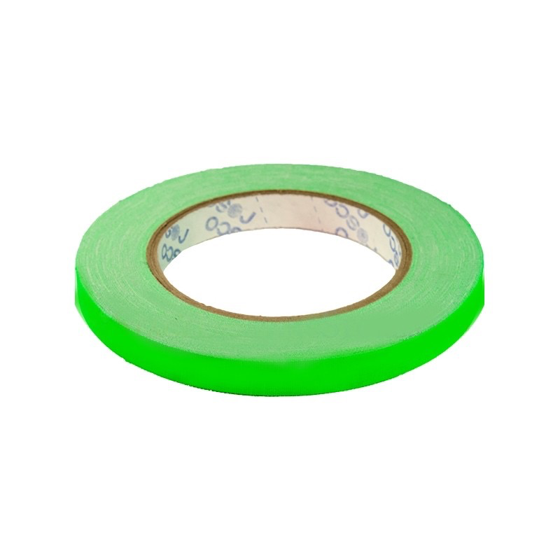 GaffTac 12 Flourescent Green Spike Tape 12mm X 25m