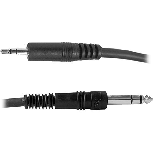 Hosa Technology Stereo Mini Male to Stereo 1/4" Male Cable - 10