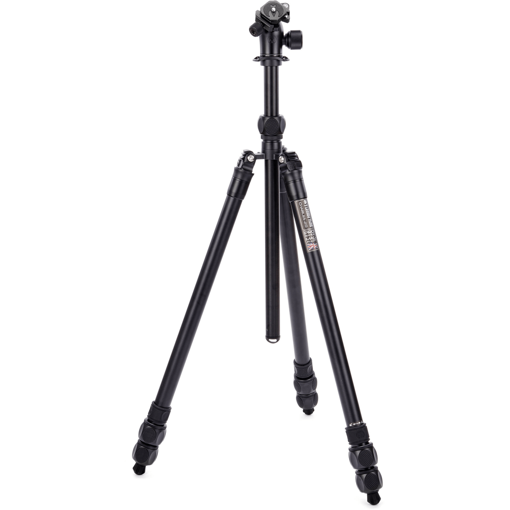 3 Legged Thing Charles 2.0 Darkness Magnesium Alloy Tripod with AirHed Pro Ball Head (Matte Black) - B&C Camera