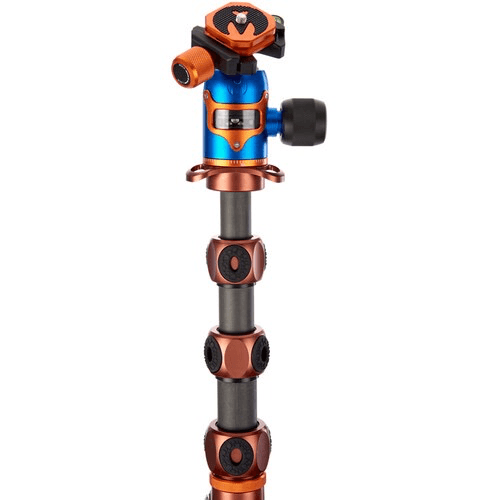 Shop 3 Legged Thing Legends Bucky Tripod with AirHed VU Ball Head Kit (Bronze/Blue) by 3leggedthing at B&C Camera