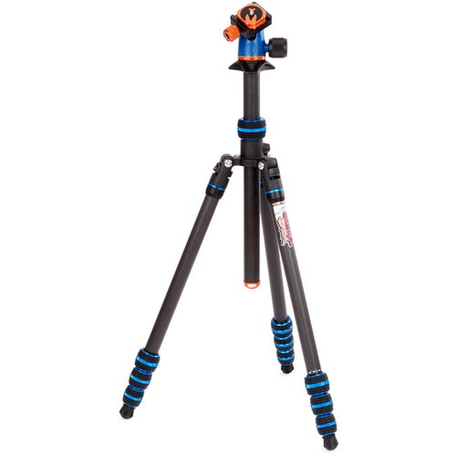 Shop 3 Legged Thing Punks Billy 2.0 Carbon Fiber Tripod with AirHed Neo 2.0 Ball Head (Blue) by 3leggedthing at B&C Camera