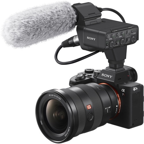 Sony XLR-K3M Dual-Channel XLR Audio Adapter Kit with Shotgun Microphone