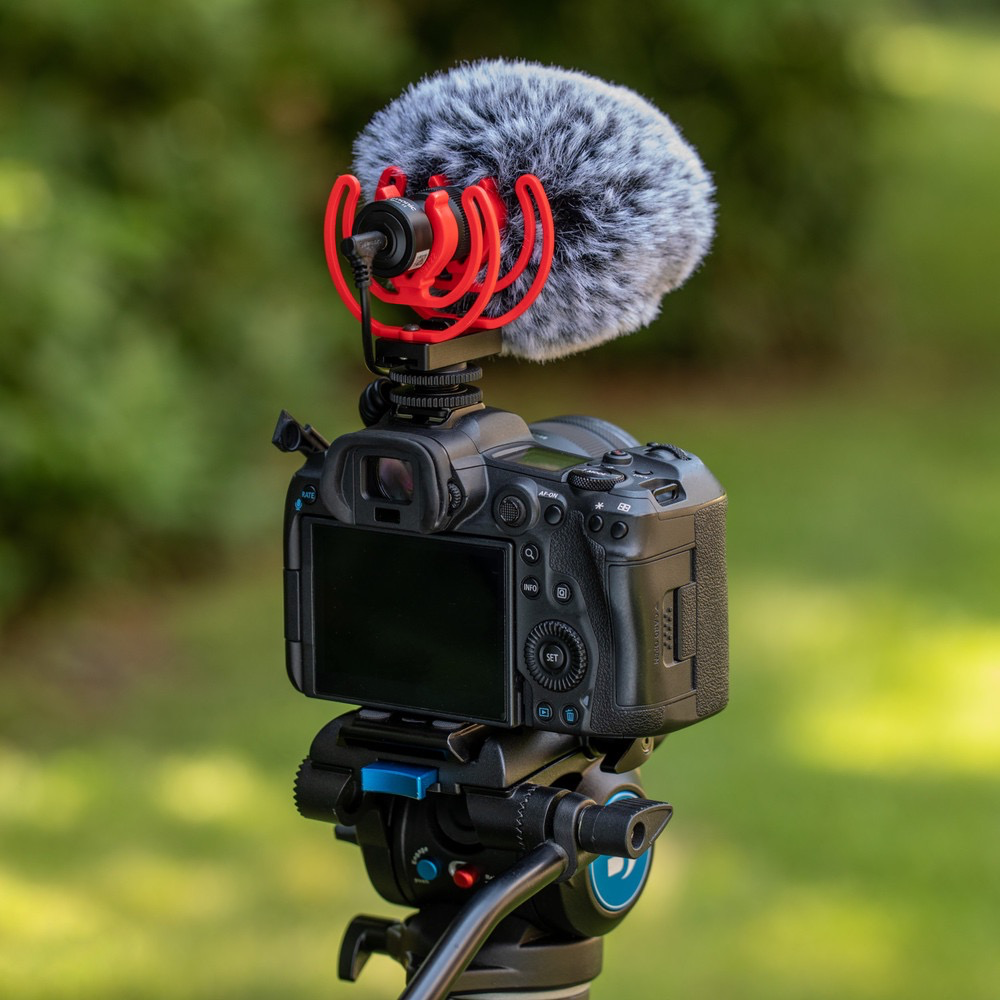 Saramonic Vmic Mini II Camera-Mount Shotgun Microphone with Dual Rycote Lyre Suspension & Furry Windscreen