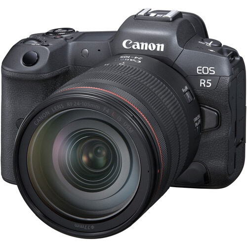 Canon EOS R5 with RF 24-105mm F4 L IS USM Lens Kit
