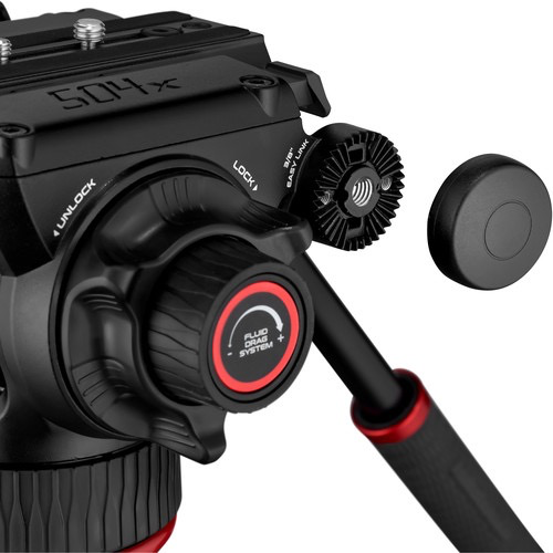 Shop Manfrotto 504X Fluid Video Head with Flat Base by Manfrotto at B&C Camera
