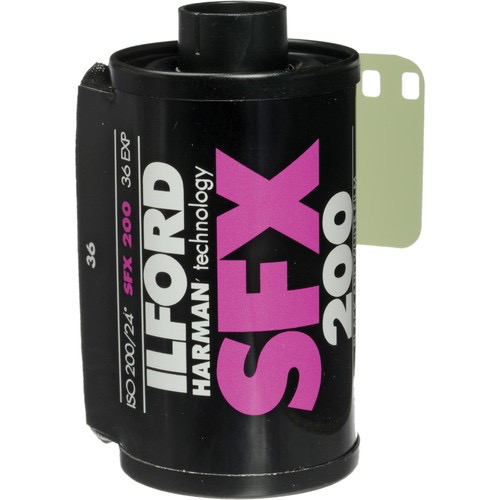 Ilford SFX 200 Black and White Negative Film (35mm Roll Film, 36 Exposures)