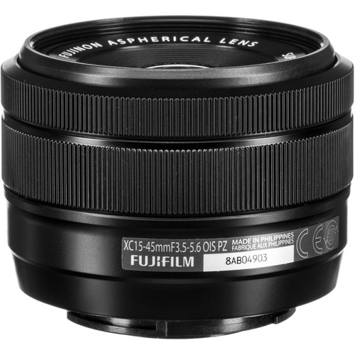 Fujifilm XC 15-45mm f/3.5-5.6 OIS PZ Lens (Black) by Fujifilm at